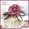 hot selling handemade fabric flower brooch for sale